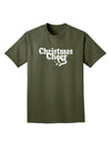 Christmas Cheer BnW Adult Dark T-Shirt-Mens T-Shirt-TooLoud-Military-Green-Small-Davson Sales