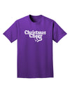 Christmas Cheer BnW Adult Dark T-Shirt-Mens T-Shirt-TooLoud-Purple-Small-Davson Sales