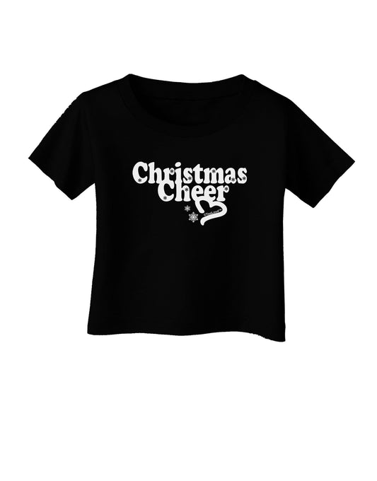 Christmas Cheer BnW Infant T-Shirt Dark-Infant T-Shirt-TooLoud-Black-06-Months-Davson Sales
