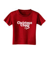 Christmas Cheer BnW Toddler T-Shirt Dark-Toddler T-Shirt-TooLoud-Red-2T-Davson Sales