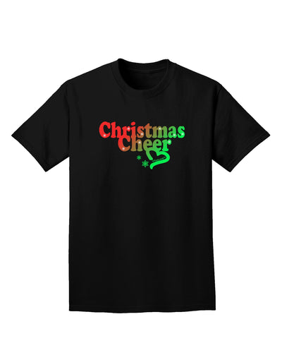 Christmas Cheer Color Adult Dark T-Shirt-Mens T-Shirt-TooLoud-Black-Small-Davson Sales