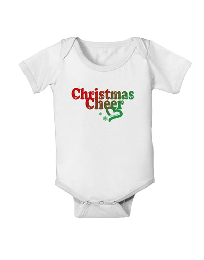 Christmas Cheer Color Baby Romper Bodysuit-Baby Romper-TooLoud-White-06-Months-Davson Sales