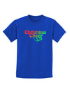 Christmas Cheer Color Childrens Dark T-Shirt-Childrens T-Shirt-TooLoud-Royal-Blue-X-Small-Davson Sales