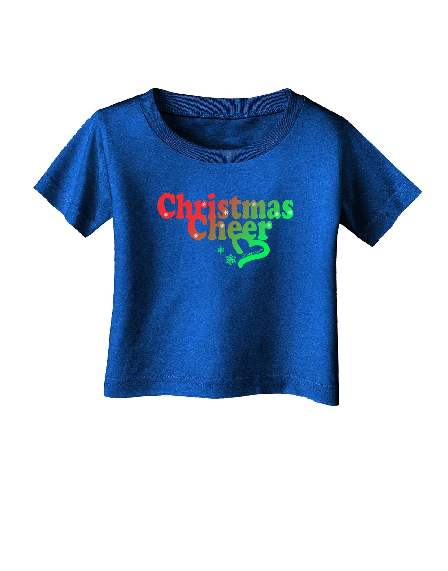 Christmas Cheer Color Infant T-Shirt Dark-Infant T-Shirt-TooLoud-Royal-Blue-06-Months-Davson Sales