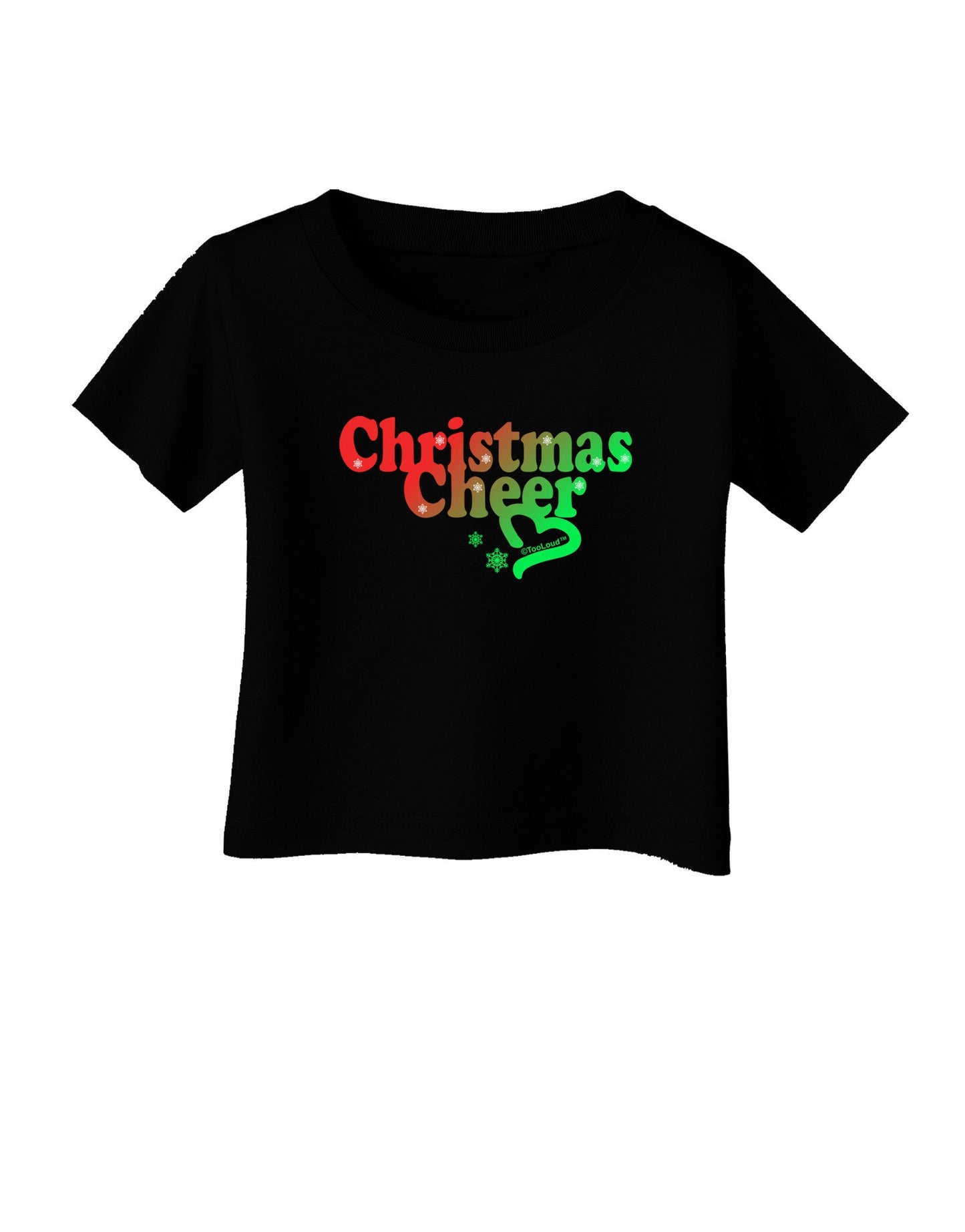 Christmas Cheer Color Infant T-Shirt Dark-Infant T-Shirt-TooLoud-Black-06-Months-Davson Sales