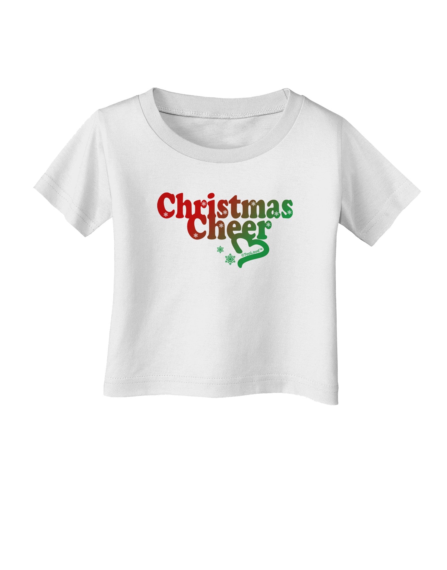 Christmas Cheer Color Infant T-Shirt-Infant T-Shirt-TooLoud-White-06-Months-Davson Sales