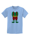 Christmas Elf Boy Character Body Childrens T-Shirt-Childrens T-Shirt-TooLoud-Light-Blue-X-Small-Davson Sales