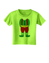 Christmas Elf Boy Character Body Toddler T-Shirt-Toddler T-Shirt-TooLoud-Lime-Green-2T-Davson Sales