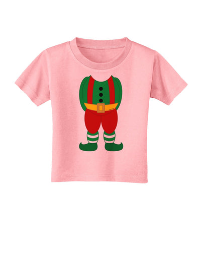 Christmas Elf Boy Character Body Toddler T-Shirt-Toddler T-Shirt-TooLoud-Candy-Pink-2T-Davson Sales