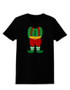 Christmas Elf Boy Character Body Womens Dark T-Shirt-TooLoud-Black-X-Small-Davson Sales