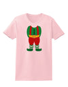 Christmas Elf Boy Character Body Womens T-Shirt-Womens T-Shirt-TooLoud-PalePink-X-Small-Davson Sales