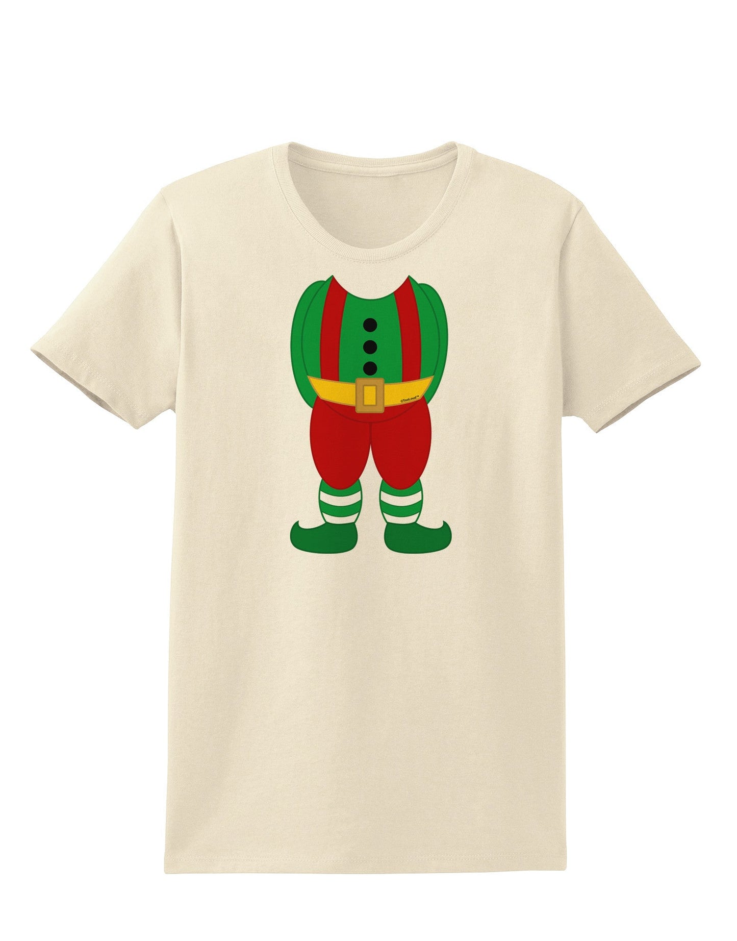 Christmas Elf Boy Character Body Womens T-Shirt-Womens T-Shirt-TooLoud-Natural-X-Small-Davson Sales