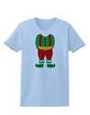 Christmas Elf Boy Character Body Womens T-Shirt-Womens T-Shirt-TooLoud-Light-Blue-X-Small-Davson Sales