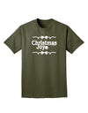 Christmas Joy BnW Adult Dark T-Shirt-Mens T-Shirt-TooLoud-Military-Green-Small-Davson Sales
