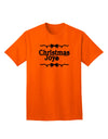 Christmas Joy BnW Adult T-Shirt-Mens T-Shirt-TooLoud-Orange-Small-Davson Sales