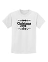 Christmas Joy BnW Childrens T-Shirt-Childrens T-Shirt-TooLoud-White-X-Small-Davson Sales