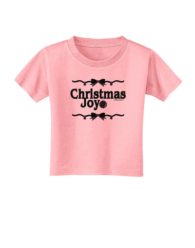 Christmas Joy BnW Toddler T-Shirt-Toddler T-Shirt-TooLoud-Candy-Pink-2T-Davson Sales