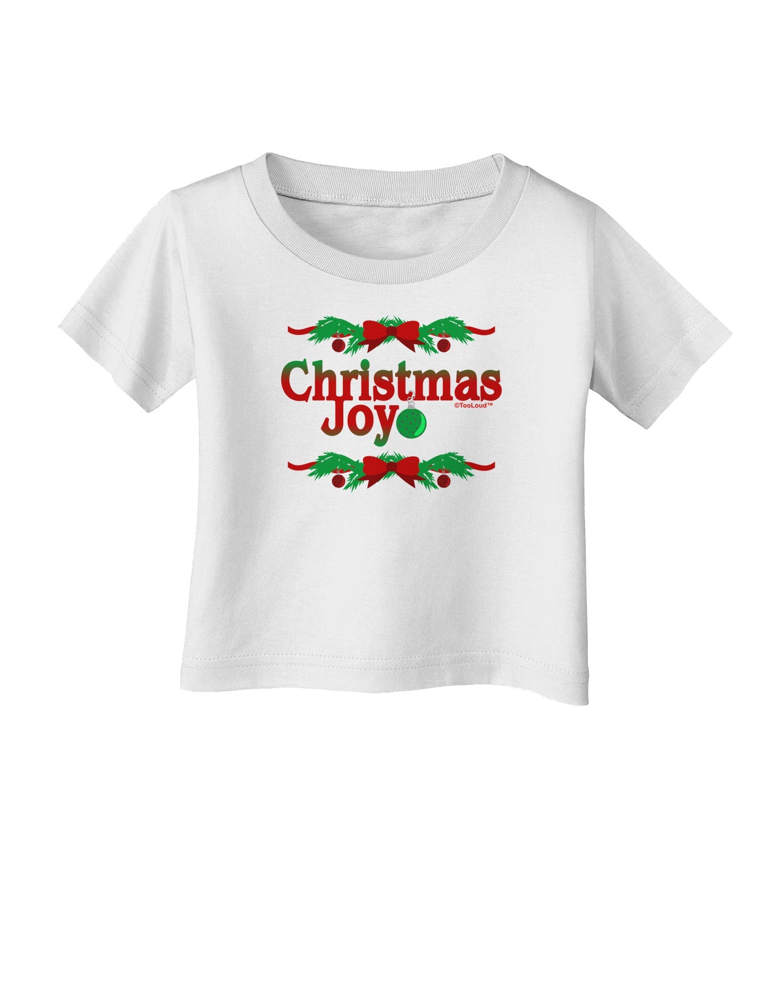 Christmas Joy Color Infant T-Shirt-Infant T-Shirt-TooLoud-White-06-Months-Davson Sales
