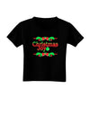 Christmas Joy Color Toddler T-Shirt Dark-Toddler T-Shirt-TooLoud-Black-2T-Davson Sales