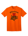 Christmas Kiss Mistletoe - Premium Adult T-Shirt for Festive Season-Mens T-shirts-TooLoud-Orange-Small-Davson Sales
