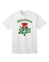 Christmas Kiss Mistletoe - Premium Adult T-Shirt for Festive Season-Mens T-shirts-TooLoud-White-Small-Davson Sales