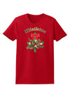 Christmas Kiss Mistletoe Womens Dark T-Shirt-TooLoud-Red-X-Small-Davson Sales