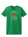 Christmas Kiss Mistletoe Womens Dark T-Shirt-TooLoud-Kelly-Green-X-Small-Davson Sales