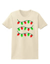 Christmas Lights Red and Green Womens T-Shirt-Womens T-Shirt-TooLoud-Natural-X-Small-Davson Sales