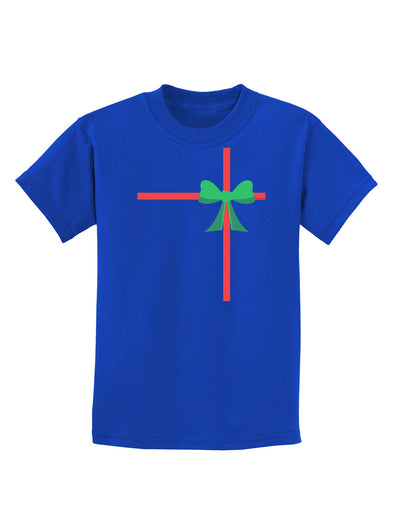 Christmas Present Gift Childrens Dark T-Shirt-Childrens T-Shirt-TooLoud-Royal-Blue-X-Small-Davson Sales