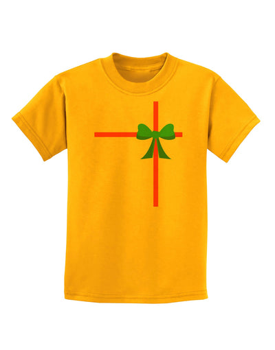 Christmas Present Gift Childrens T-Shirt-Childrens T-Shirt-TooLoud-Gold-X-Small-Davson Sales