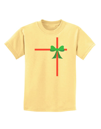 Christmas Present Gift Childrens T-Shirt-Childrens T-Shirt-TooLoud-Daffodil-Yellow-X-Small-Davson Sales