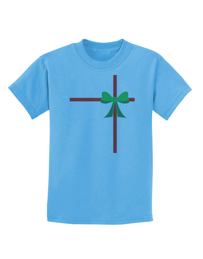 Christmas Present Gift Childrens T-Shirt-Childrens T-Shirt-TooLoud-Aquatic-Blue-X-Small-Davson Sales