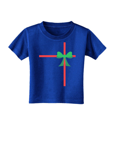 Christmas Present Gift Toddler T-Shirt Dark-Toddler T-Shirt-TooLoud-Red-2T-Davson Sales