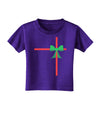 Christmas Present Gift Toddler T-Shirt Dark-Toddler T-Shirt-TooLoud-Purple-2T-Davson Sales