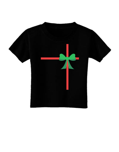 Christmas Present Gift Toddler T-Shirt Dark-Toddler T-Shirt-TooLoud-Black-2T-Davson Sales