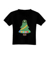 Christmas Tree Armed Design Toddler T-Shirt Dark-Toddler T-Shirt-TooLoud-Black-2T-Davson Sales