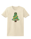 Christmas Tree Armed Design Womens T-Shirt-Womens T-Shirt-TooLoud-Natural-X-Small-Davson Sales