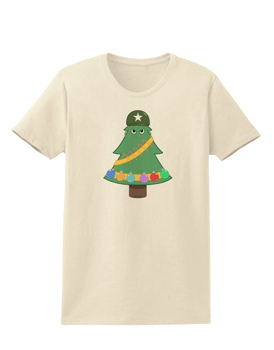 Christmas Tree Armed Design Womens T-Shirt-Womens T-Shirt-TooLoud-Natural-X-Small-Davson Sales