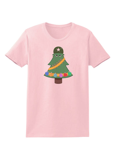 Christmas Tree Armed Design Womens T-Shirt-Womens T-Shirt-TooLoud-PalePink-X-Small-Davson Sales