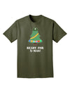 Christmas Tree - Ready for X-Mas Adult Dark T-Shirt-Mens T-Shirt-TooLoud-Military-Green-Small-Davson Sales
