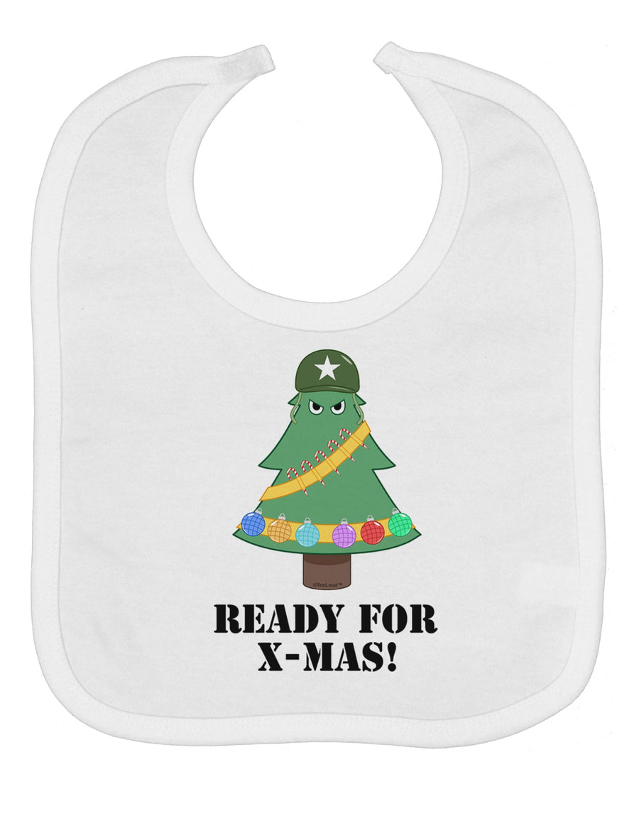 Christmas Tree - Ready for X-Mas Baby Bib