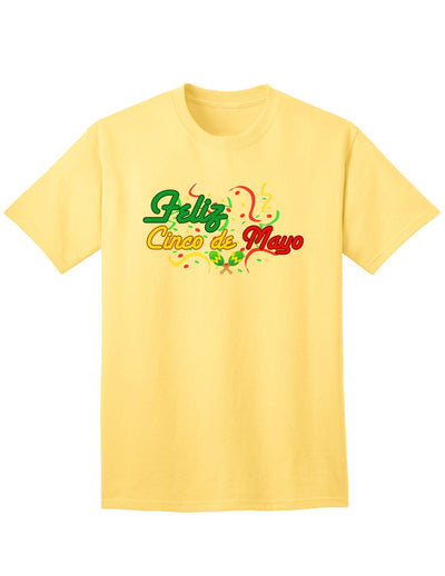 Cinco De Mayo Celebration Adult T-Shirt-Mens T-shirts-TooLoud-Yellow-Small-Davson Sales