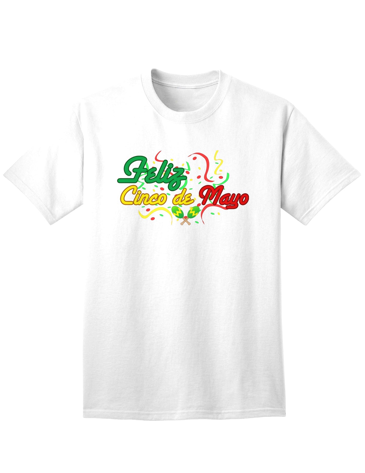 Cinco De Mayo Celebration Adult T-Shirt-Mens T-shirts-TooLoud-White-Small-Davson Sales