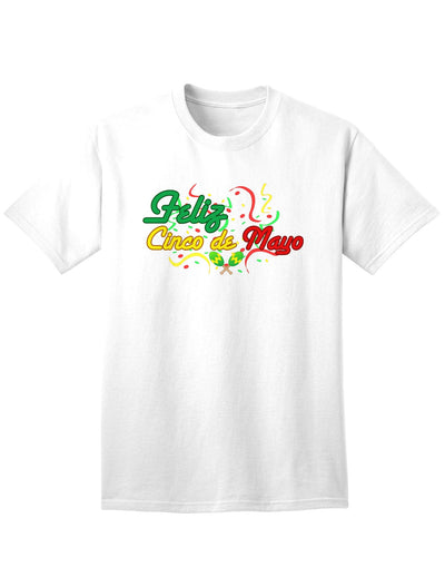 Cinco De Mayo Celebration Adult T-Shirt-Mens T-shirts-TooLoud-White-Small-Davson Sales