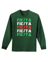 Cinco Fiestas Adult Long Sleeve Dark T-Shirt by TooLoud-TooLoud-Dark-Green-Small-Davson Sales