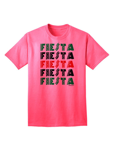 Cinco Fiestas Adult T-Shirt - A Vibrant Addition to Your Wardrobe, Crafted by TooLoud-Mens T-shirts-TooLoud-Neon-Pink-Small-Davson Sales