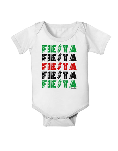 Cinco Fiestas Baby Romper Bodysuit by TooLoud-Baby Romper-TooLoud-White-06-Months-Davson Sales