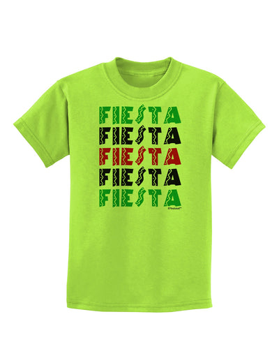 Cinco Fiestas Childrens T-Shirt by TooLoud-Childrens T-Shirt-TooLoud-Lime-Green-X-Small-Davson Sales