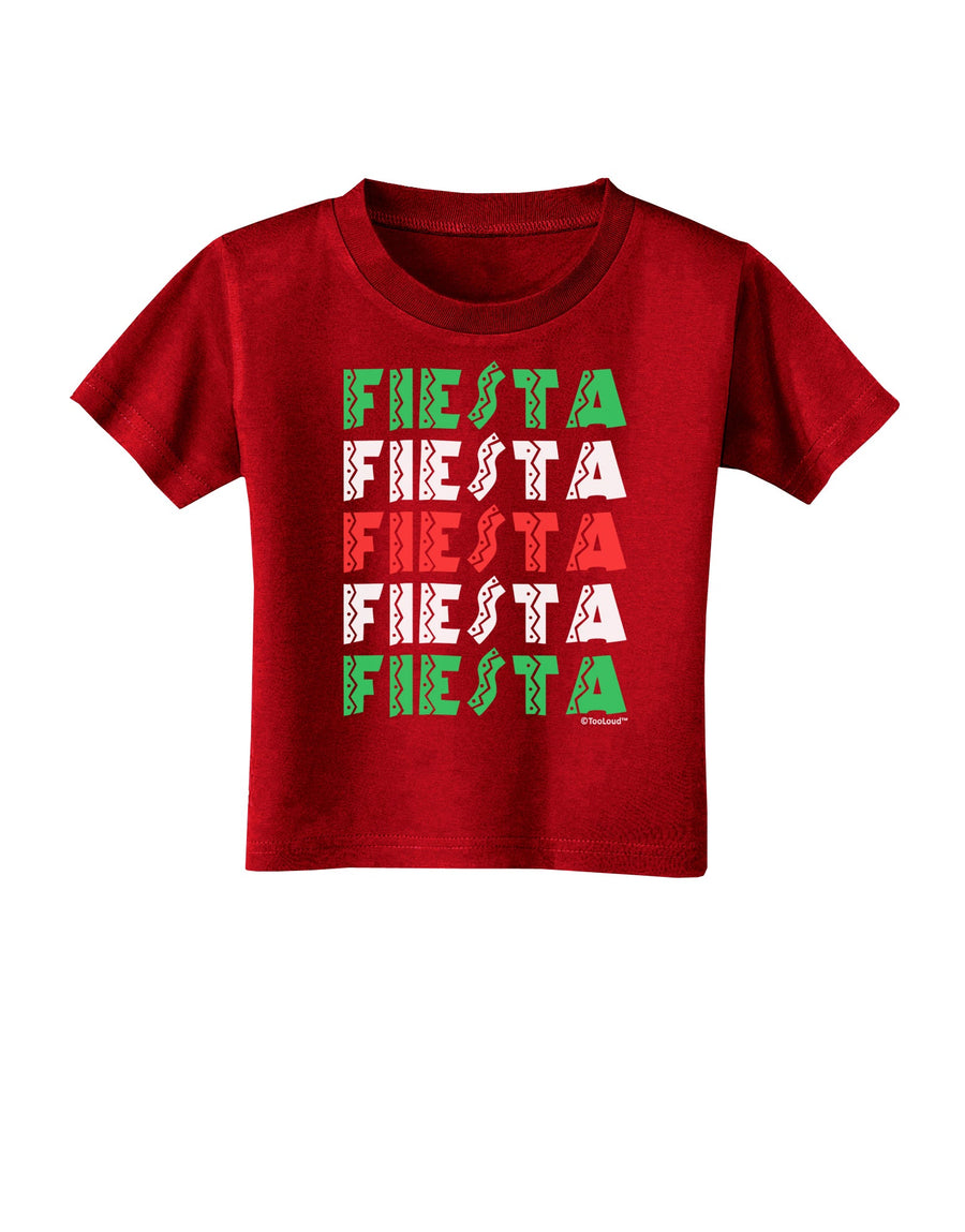 Cinco Fiestas Toddler T-Shirt Dark by TooLoud-Toddler T-Shirt-TooLoud-Black-2T-Davson Sales