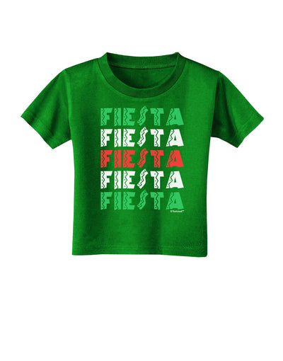 Cinco Fiestas Toddler T-Shirt Dark by TooLoud-Toddler T-Shirt-TooLoud-Clover-Green-2T-Davson Sales